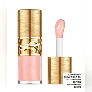 YSL LOVESHINE PLUMPING LIP OIL GLOSS LIMITED EDITION 100 SPARKLING DREAM. BNIB